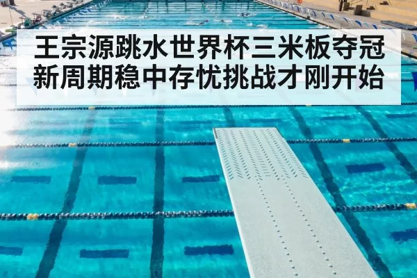 王宗源跳水世界杯三米板夺冠 新周期稳中存忧挑战才刚开始