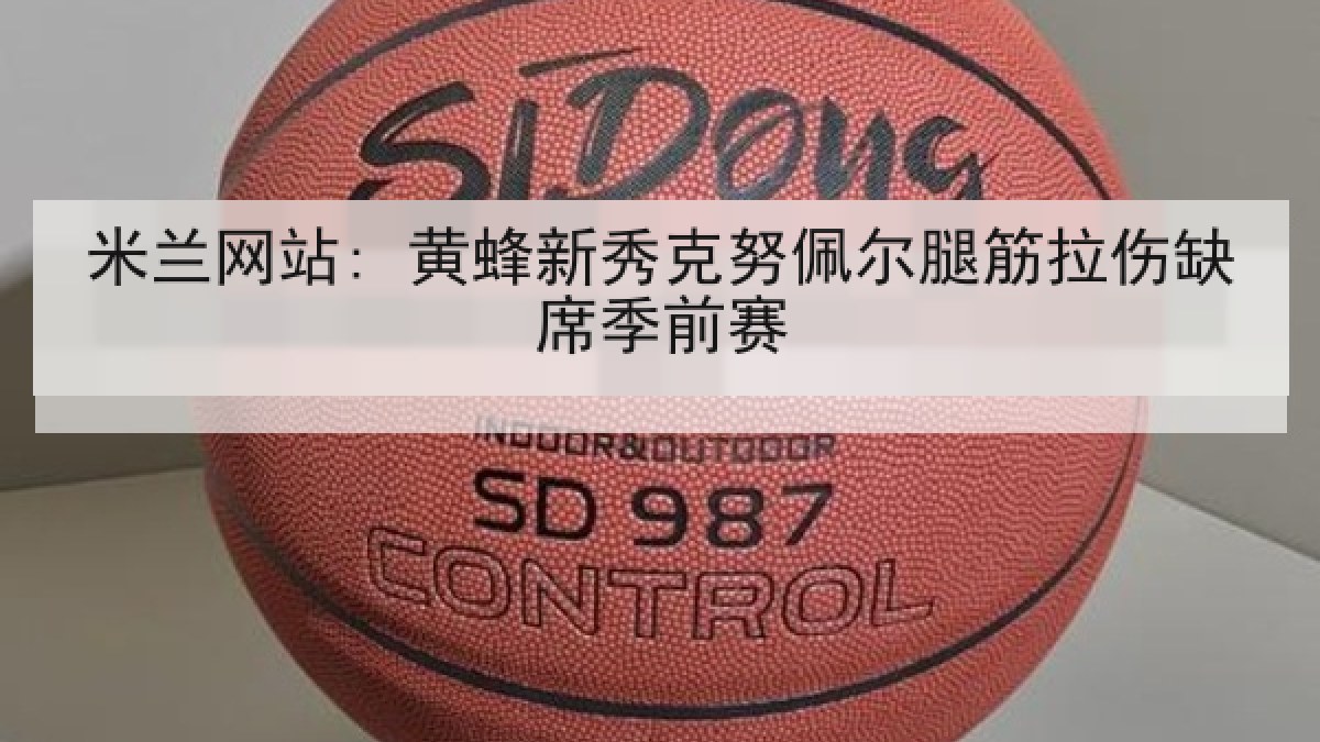 米兰网站: 黄蜂新秀克努佩尔腿筋拉伤缺席季前赛 米兰网站: 黄蜂新秀克努佩尔腿筋拉伤缺席季前赛
